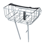 Bagażnik przedni BASIL PORTLAND BICYCLE FRONT BASKET,26 -28 , 25 litrów/10kg, chrome (NEW)