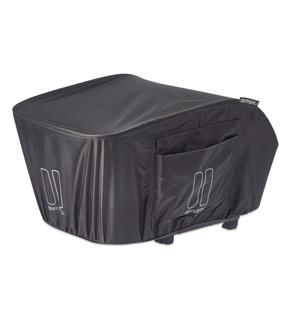 Pokrowiec na kosz BASIL KEEP DRY RAINCOVER-M 100% wodoodporny szary (NEW)
