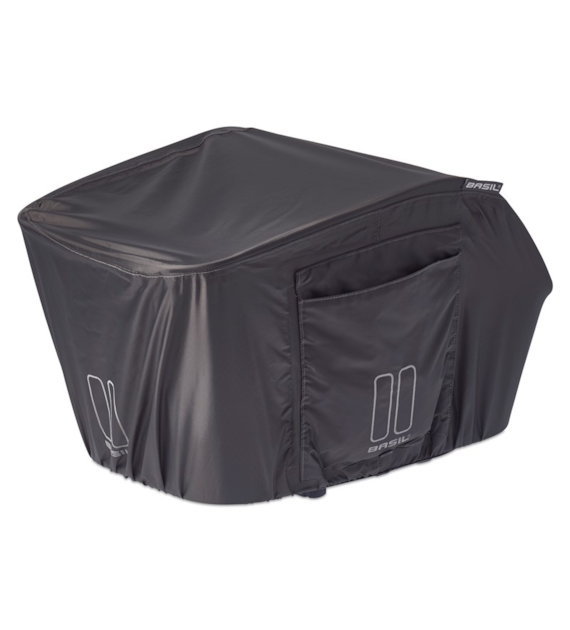 Pokrowiec na kosz BASIL KEEP DRY RAINCOVER-L 100% wodoodporny szary (NEW)