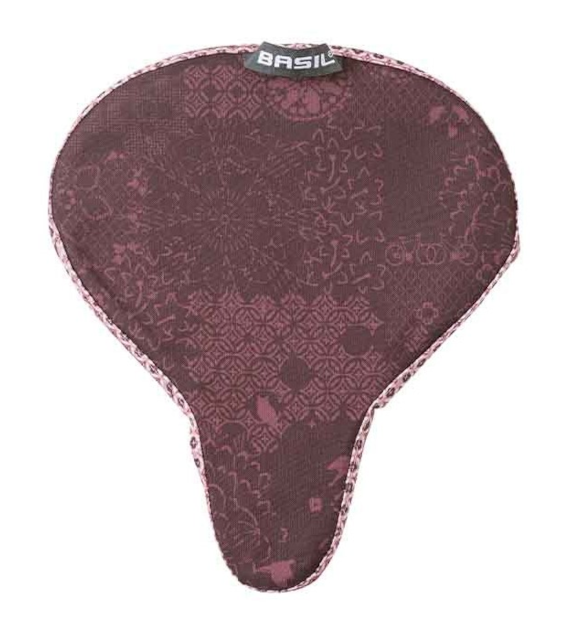 Pokrowiec na siodło BASIL BOHEME SADDLE COVER wododporny, fig red (WYPRZEDAŻ -50%)