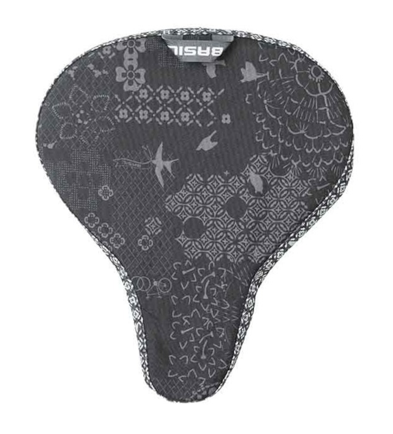 Pokrowiec na siodło BASIL BOHEME SADDLE COVER wododporny, charcoal (WYPRZEDAŻ -50%)