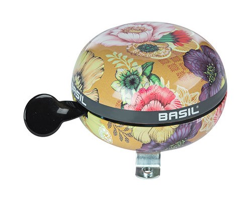 Dzwonek rowerowy BASIL BLOOM FIELD BIG BELL BICYCLE BELL 80mm, honey yellow (DWZ)