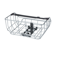 Kosz tylny na bagażnik BASIL PORTLAND BICYCLE REAR BASKET MIK, MIK System (ready to go), 25 litrów/10 kg, chrome (NEW)