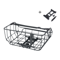 Kosz tylny na bagażnik BASIL PORTLAND BICYCLE REAR BASKET MIK, MIK System (ready to go), 25 litrów/10 kg, matt black (NEW)