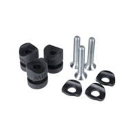 Adapter do mocowania sakw bocznych BASIL MIK STUDS SETS 3szt czarny (NEW)