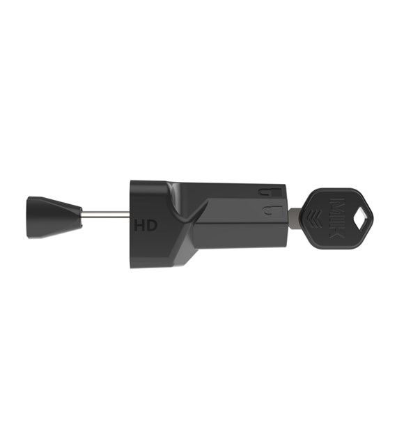 Zawleczka z kłódką BASIL MIK HD Hooks lock pin, MIK System, do sakw/toreb MIK (NEW 2026)