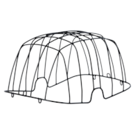 Osłona do kosza dla zwierząt BASIL BUDDY SPACE FRAME, do serii BUDDY DOG, czarna (NEW)