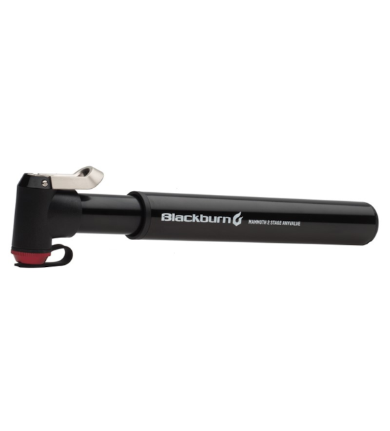 Pompka ręczna BLACKBURN MAMMOTH 2 STAGE ANYVALVE HP HV 120psi czarna (NEW).