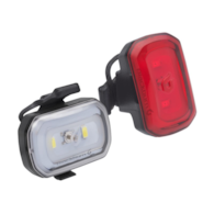 Zestaw lampki BLACKBURN CLICK USB przód 60 lumenów, CLICK USB tył 20 lumenów czarne (NEW).