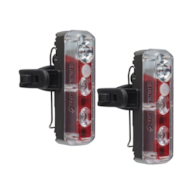 Zestaw Lampki BLACKBURN 2'FER XL USB przód 200 lumenów tył 40 lumenów czarna 2szt (NEW).