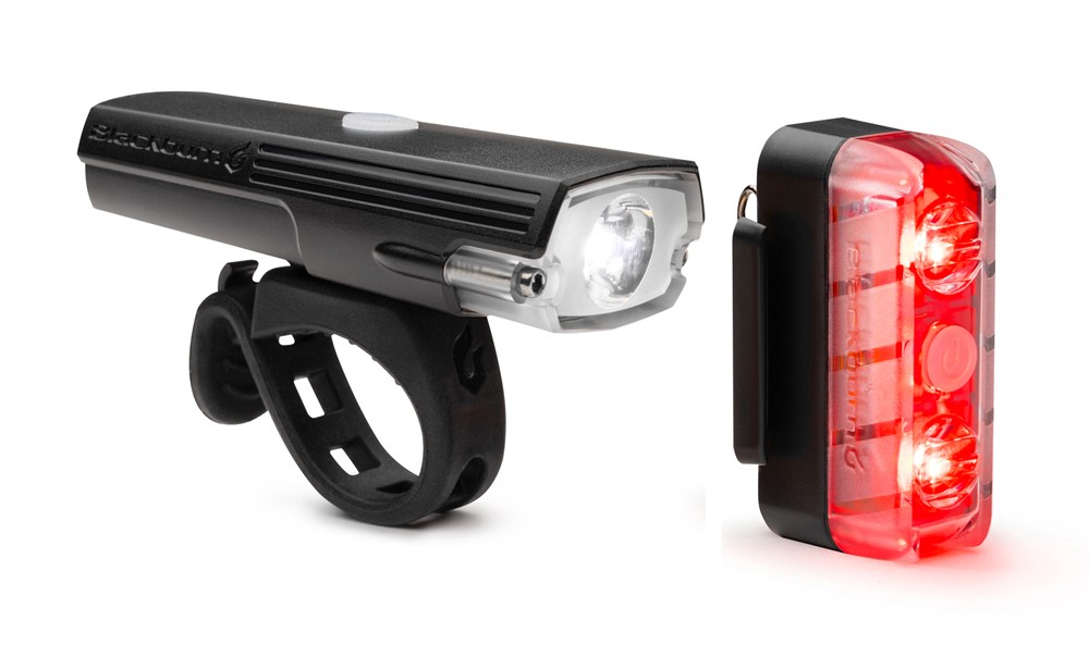 Zestaw lampki BLACKBURN DAYBLAZER przód 550 lumenów, tył 65 lumenów (DWZ) =>  zamiennik BBN-7163189 (NEW 2025)
