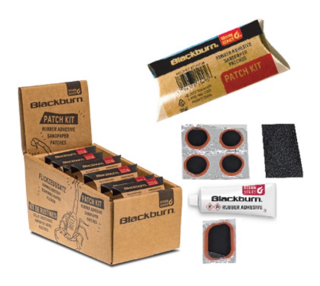 Łatki do dętek zestaw BLACKBURN GLUE PATCH KIT pudełko 30szt. (NEW)
