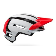 Kask mtb BELL SUPER AIR SPHERICAL matte gloss white infrared roz. L (58-62 cm) (NEW 2025)