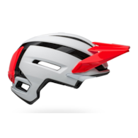 Kask mtb BELL SUPER AIR SPHERICAL matte gloss white infrared roz. L (58-62 cm) (NEW 2025)