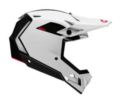 Kask full face BELL FULL-10 SPHERICAL peak white roz. L (57-59 cm) (NEW 2026)