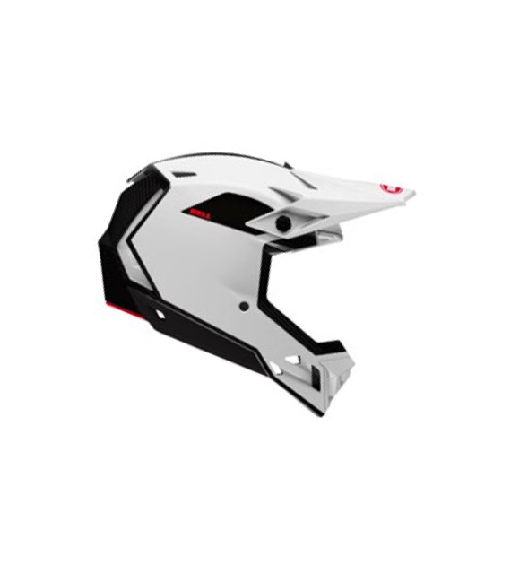 Kask full face BELL FULL-10 SPHERICAL peak white roz. XL (59-61 cm) (NEW 2026)