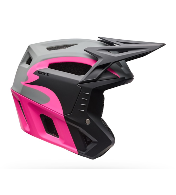 Kask mtb BELL 3QTR-AIR MIPS fluid grey pink roz. S (53–55 cm) (NEW)