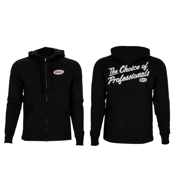 Bluza z kapturem BELL ZIP HOODIE CHOICE OF PROS black roz. L (DWZ)