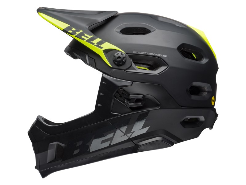 Kask full face BELL SUPER DH MIPS SPHERICAL matte gloss Odpinana Szczęka! BEL Super DH MIPS 52 56cm Kask Rowerowy DH