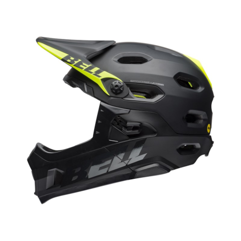 Kask full face BELL SUPER DH SPHERICAL matte gloss black