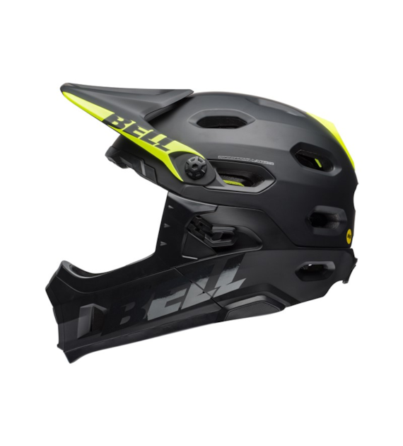 Kask full face BELL SUPER DH SPHERICAL matte gloss black roz. L (58–62 cm) (NEW 2025)