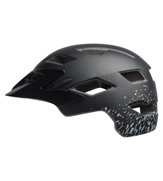 Kask dziecięcy BELL SIDETRACK matte black silver fragments roz. Uniwersalny (47–54 cm) (NEW 2025)