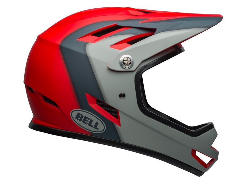 Kask full face BELL SANCTION presences matte crimson slate gray roz. XS (48-51 cm)