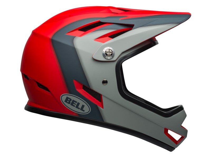Kask full face BELL SANCTION presences matte crimson slate gray roz. S (52–54 cm)