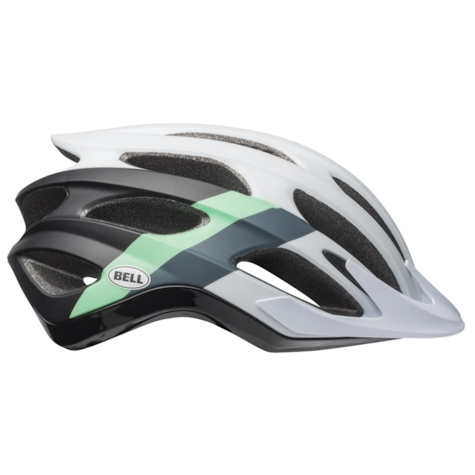 Kask mtb BELL DRIFTER logic matte gloss white black mint (WYPRZEDAŻ -50%)