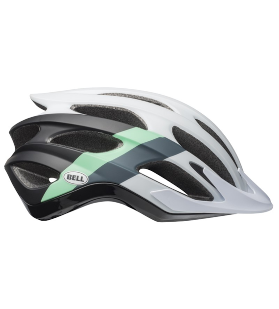 Kask mtb BELL DRIFTER logic matte gloss white black mint roz. L (58-62 cm) (NEW 2025)