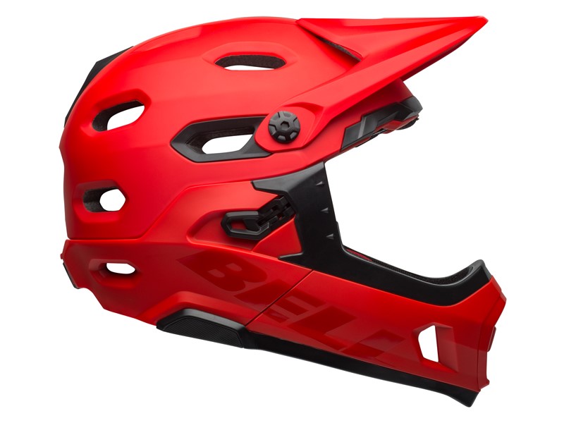 Kask full face BELL SUPER DH MIPS SPHERICAL matte gloss crimson black roz. S (52–56 cm) (NEW)