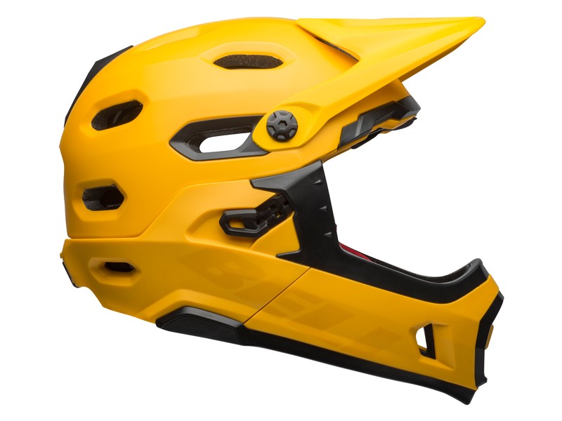 Kask full face BELL SUPER DH MIPS SPHERICAL matte gloss yellow black roz. L (58-62 cm) (NEW)