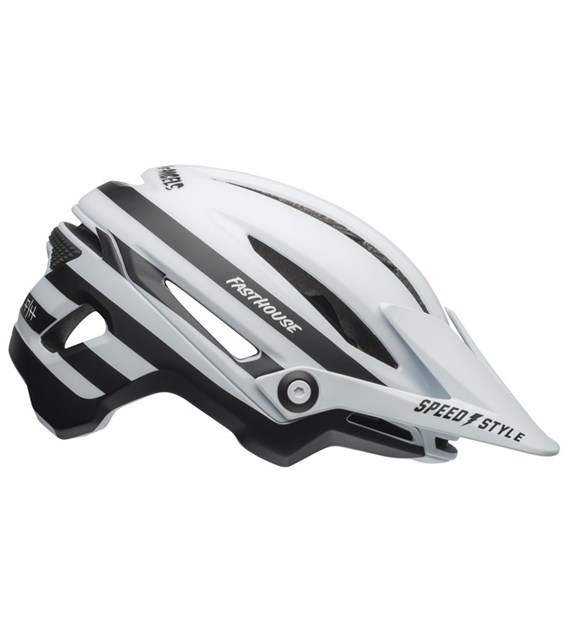 Kask mtb BELL SIXER INTEGRATED MIPS fasthouse stripes matte white black roz. M (55-59 cm) (NEW)