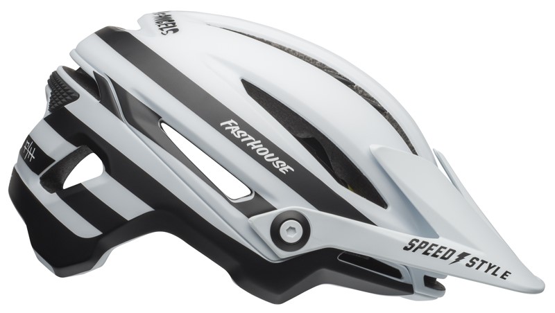 Kask mtb BELL SIXER MIPS fasthouse stripes matte white black roz. M (55-59 cm) (NEW 2025)