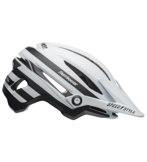 Kask mtb BELL SIXER MIPS fasthouse stripes matte white black roz. L (58-62 cm) (NEW 2025)