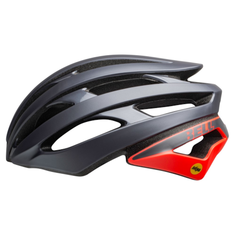 Kask szosowy BELL STRATUS MIPS matte gloss gray infrared (WYPRZEDAŻ -50%)
