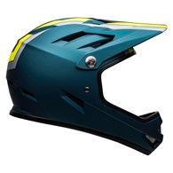 Kask full face BELL SANCTION agility matte blue hi-viz roz. XS (WYPRZEDAŻ -50%)