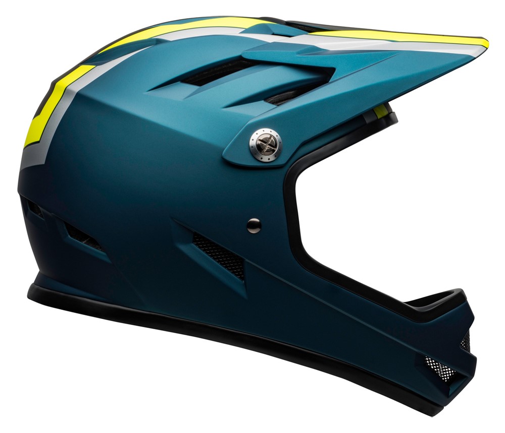 Kask full face BELL SANCTION agility matte blue hi-viz roz. XS (48-51 cm)