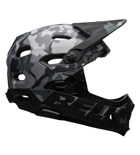 Kask full face BELL SUPER DH MIPS SPHERICAL matte gloss black camo roz. S (52–56 cm) (NEW)