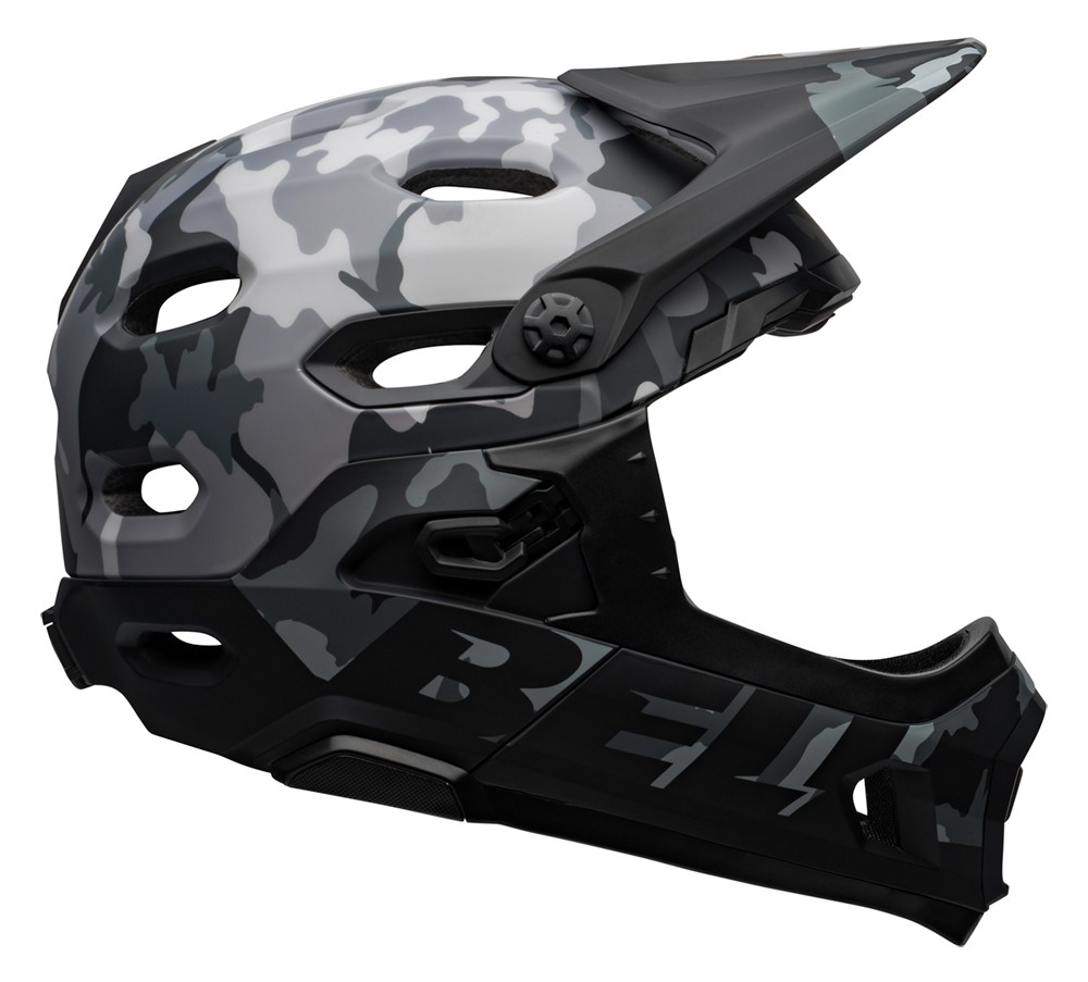 Kask full face BELL SUPER DH MIPS SPHERICAL matte gloss black camo roz. L (58–62 cm) (NEW)