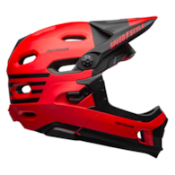 Kask full face BELL SUPER DH SPHERICAL fasthouse matte gloss red black roz. S (52–56 cm) (NEW 2025)