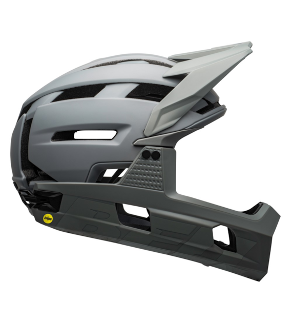 Kask full face BELL SUPER AIR R SPHERICAL matte gloss grays roz. L (58–62 cm) (NEW 2025)