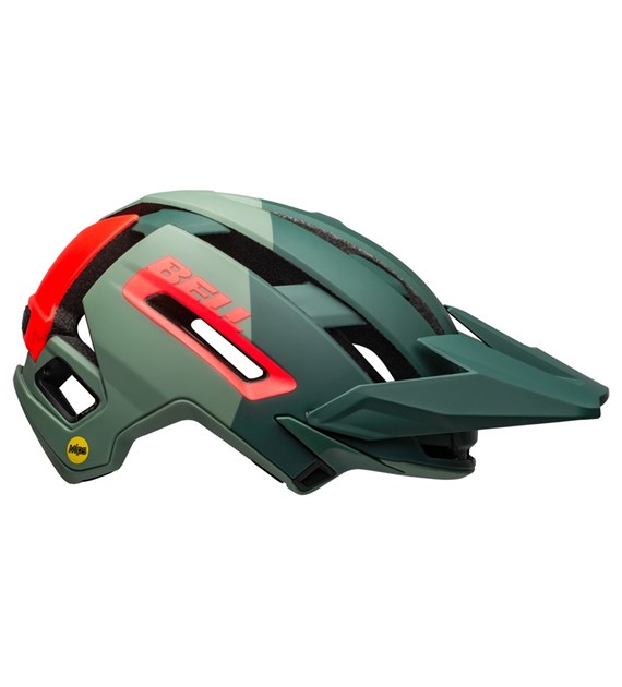 Kask mtb BELL SUPER AIR SPHERICAL matte gloss green infrared roz. S (52–56 cm) (NEW 2025)