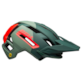 Kask mtb BELL SUPER AIR SPHERICAL matte gloss green infrared roz. L (58-62 cm) (NEW 2025)