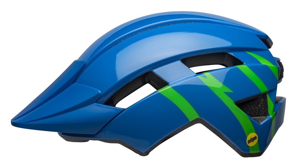 Kask juniorski BELL SIDETRACK II strike gloss blue green roz. Uniwersalny (50–57 cm) (NEW).
