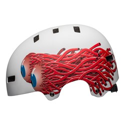 Kask bmx BELL LOCAL matte white eyes roz. S (51–55 cm)