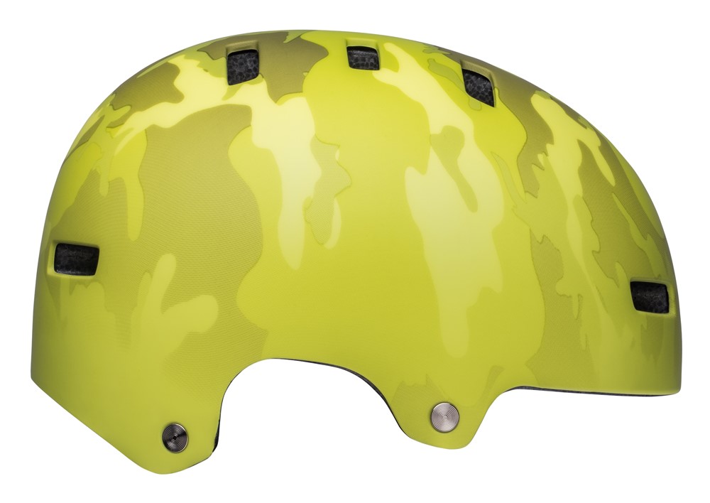 Kask juniorski BELL SPAN matte hi-viz yellow camo roz. S (51–55 cm) (NEW).