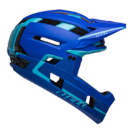 Kask full face BELL SUPER AIR R SPHERICAL matte gloss blues roz. L (59-63 cm) (WYPRZEDAŻ -50%)