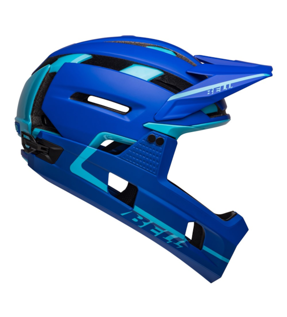 Kask full face BELL SUPER AIR R SPHERICAL matte gloss blues roz. L (59-63 cm) (WYPRZEDAŻ -50%)