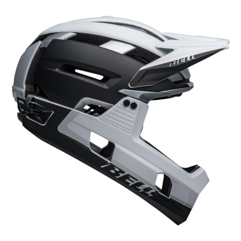Kask full face BELL SUPER AIR R SPHERICAL matte black white